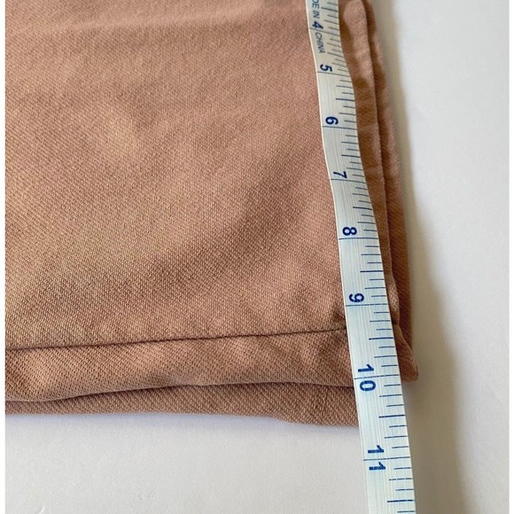 Zara Pants Women's Junior Size 11 - 12 Mauve Pink Wide Leg Crop Stretchy Pull On - Picture 16 of 16